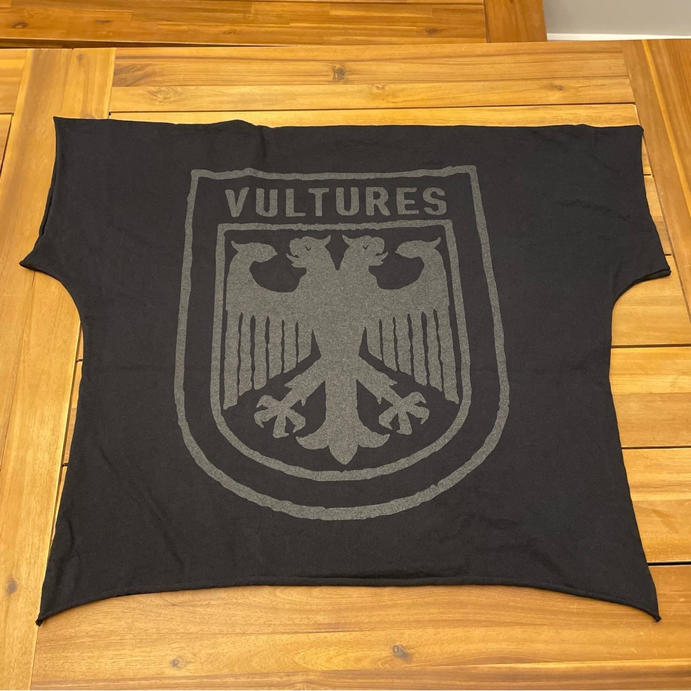 Yeezy Vultures Gosha Box T BLACK Men's Size 1 Kanye S/M New In Hand YZY